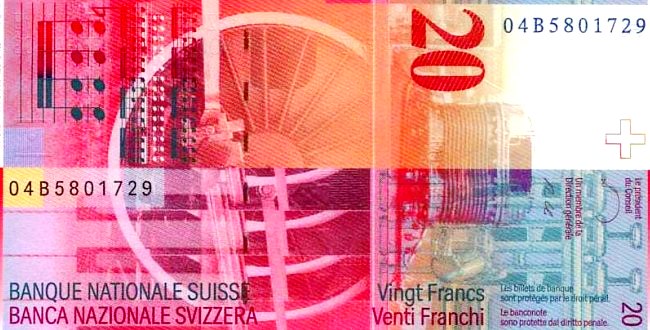 Svajcarski franak ojacao u odnosu na americki dolar